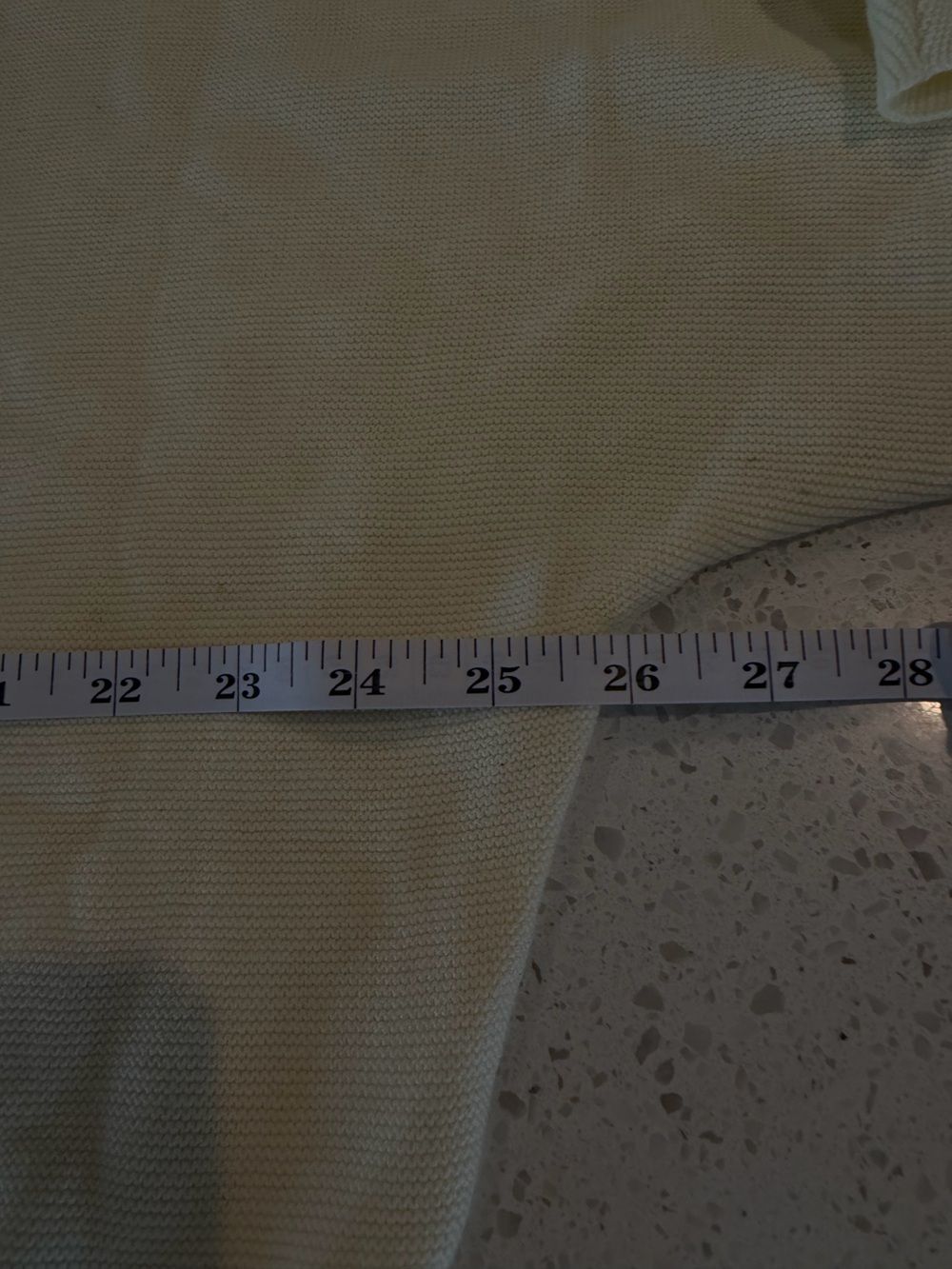 Quince Lightweight Cotton Cashmere Link Stitch Dolman Sweater Custard Yellow L - Picture 4 of 7